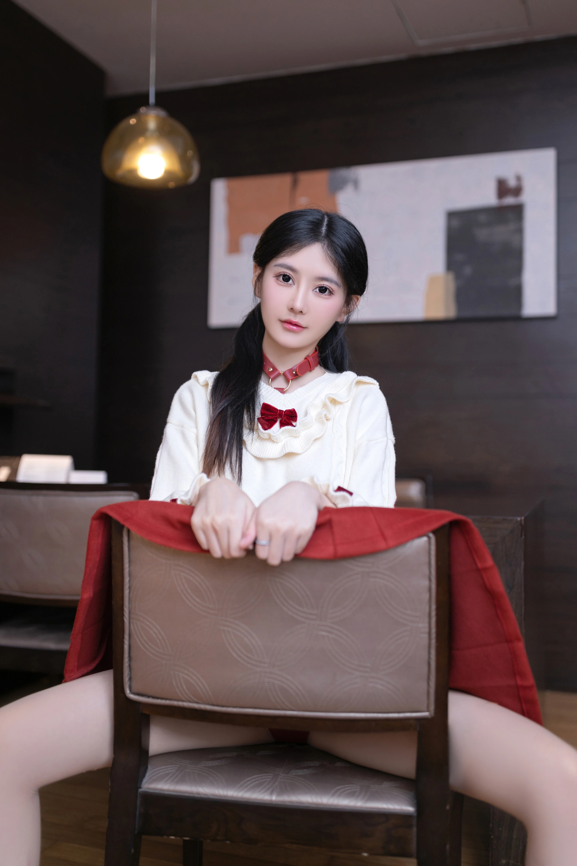 023.谢小蒽 – 内购无水印新年特写 红色束缚 0